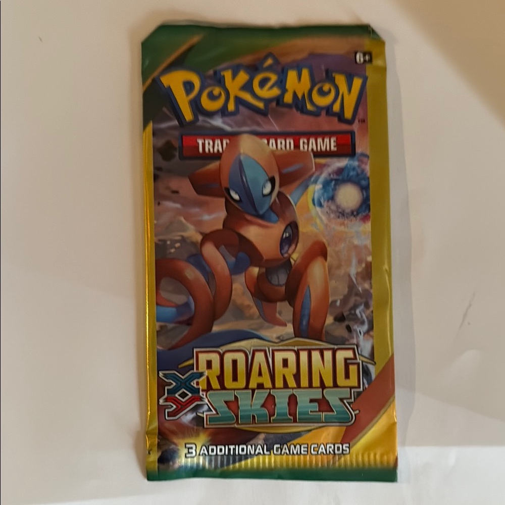 Pokemon Roaring Skies Trading Card Pack - Yellow, Blue, Red